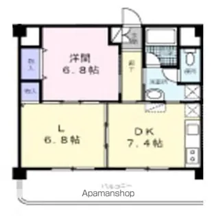 一社マサキビル88【5階】の間取り