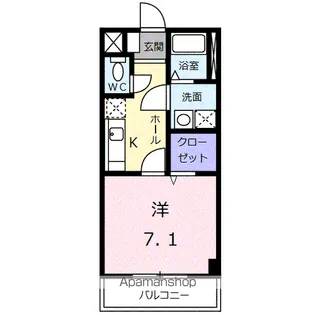 シャトーノール梅島【3階】の間取り