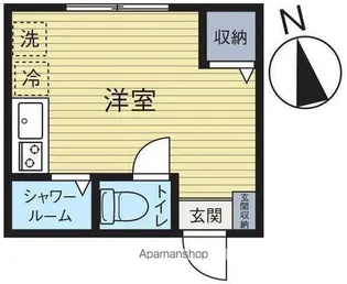 ソラーレ山手【1階】の間取り