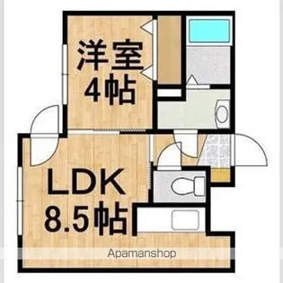 MARRIOTT共栄町【103号室】の間取り