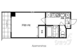 バインオーク・イレヴン【602ベ号室】の間取り