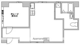 WIL−BU山王(ウィルブ山王)【B01号室】の間取り