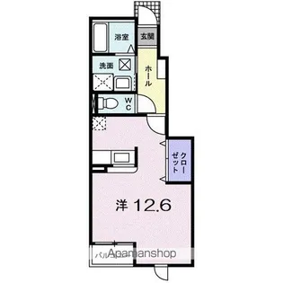 TERRACE HOUSE【104号室】の間取り