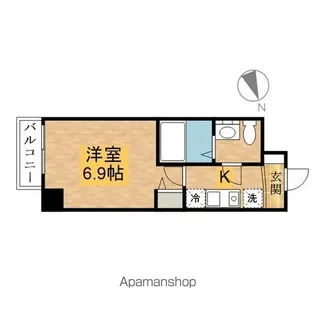 プレミール八王子【113号室】の間取り