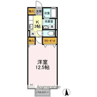 ラ フォルツァ【2階】の間取り