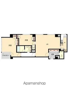 ストーリア赤坂【309号室】の間取り