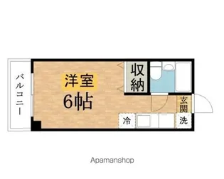 エステート鵯【206号室】の間取り