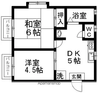 シティボックス【1階】の間取り