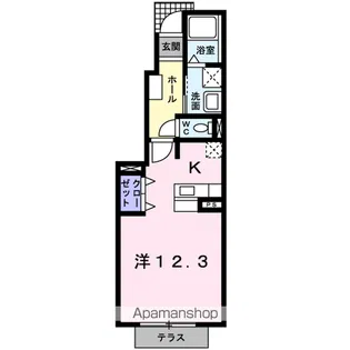 モア エトワール【1階】の間取り