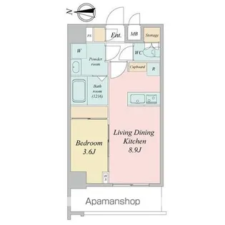 LIME RESIDENCE KAWAGUCHI EAST【9階】の間取り