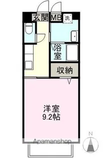 コモード坂祝B【2階】の間取り