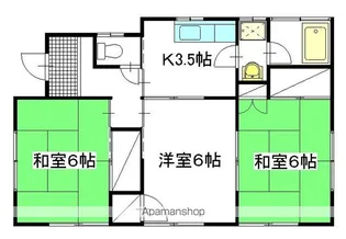 茨城県ひたちなか市大字高野【一戸建】の間取り