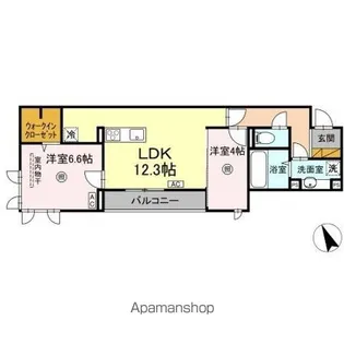 D’S LIEN (ディーズリアン) B【3階】の間取り