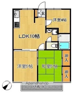 ガーデンハウス鷺沼【2階】の間取り