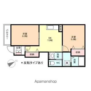 メゾン・アネックス A棟【101号室】の間取り