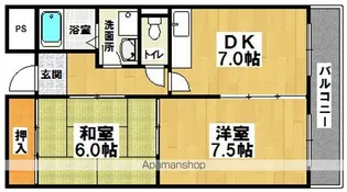 リベラルアージ【2階】の間取り