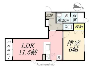 白林【1階】の間取り