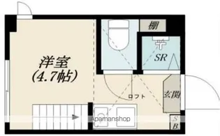 ハーモニーテラス野方【1階】の間取り
