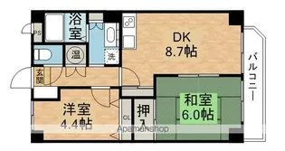 エクセリア駅南【5階】の間取り