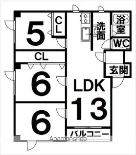 フロンテーラ【2階】の間取り