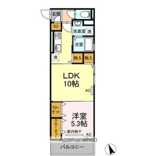アーベイン沖浜【3階】の間取り
