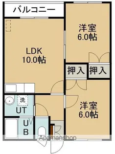 プロスパ【202号室】の間取り