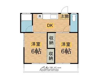 東京都八王子市丹木町3丁目【アパート】の間取り