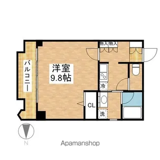 フィーブルサカエ【801号室】の間取り