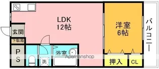サンリバー殿郷【304号室】の間取り