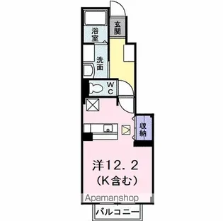 フラン ブリッサ A【1階】の間取り