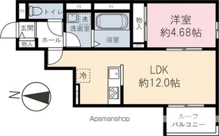 (仮称)川越市南通町パレス【203号室】の間取り