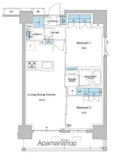 ルフォンプログレ志村坂上【1階】の間取り