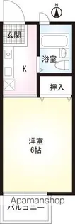 ジュネス上倉田【202号室号室】の間取り