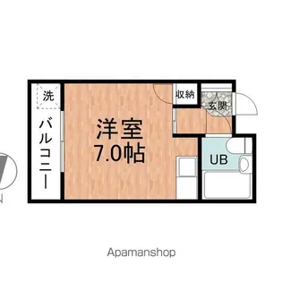 シルクタウン【303号室】の間取り