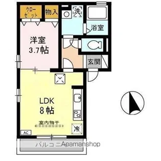 ヴァン・ドミール【1階】の間取り