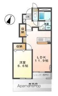 グリーンウッド【1階】の間取り