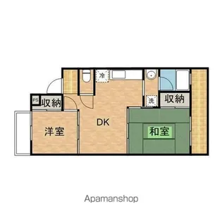 エクセルサツキ【B302号室】の間取り