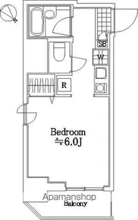 クレアシオン渋谷【6階】の間取り
