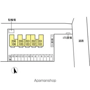 グランブルー沖代【202号室】のその他画像