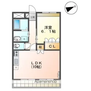 M・コンフォール【2階】の間取り