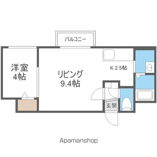 VERDE MARUYAMA【4階】の間取り