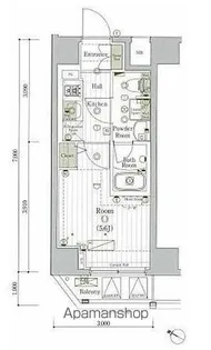 リライア横濱大通り公園【7階】の間取り