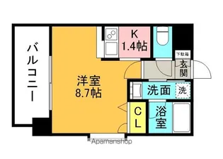 エンクレストNEO博多駅南【5階】の間取り