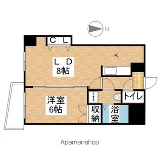 第3タジックビル【2階】の間取り