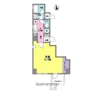 ROOT【7階】の間取り
