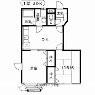 ファミールケイ A【103号室】の間取り