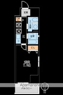 ウィルテラス千葉中央【9階】の間取り