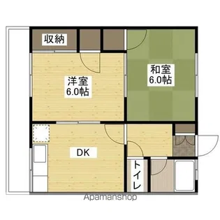 笹本マンション【2階】の間取り