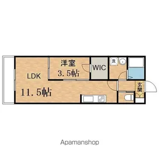 ヴィラプランドール【2階】の間取り