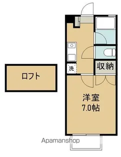 美徳十番館【2階】の間取り